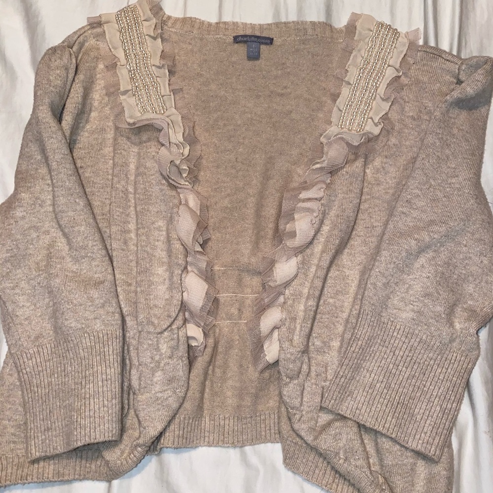 Medium sleeve cardigan
